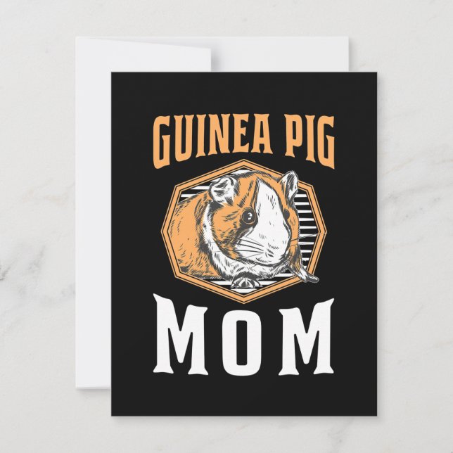 Guinea Gris Mamma Tack Kort (Framsida)