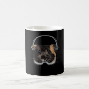 Guinea Gris med hörlurar Kaffemugg