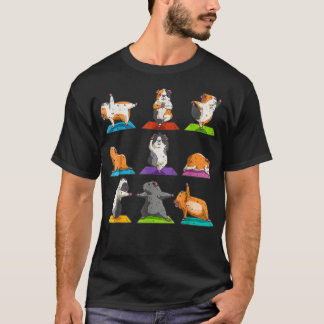 Guinea Gris Meditation Zen Fitness Yoga Guinea Gri T Shirt