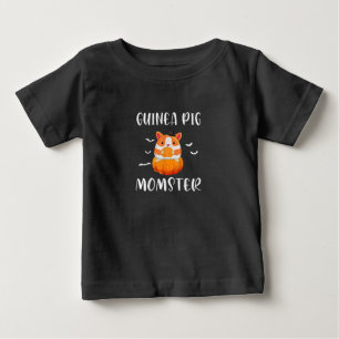 Guinea Gris Momster Pumpkin Monster Funny Hallowee T Shirt