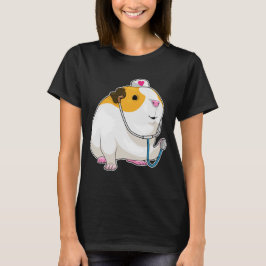 Guinea gris Nurse Stethoscopes T Shirt