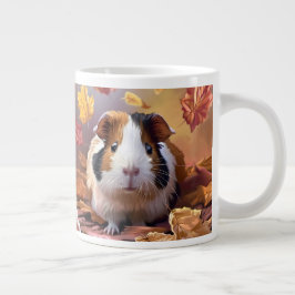 Guinea Gris och Höst löv Jumbo Mugg