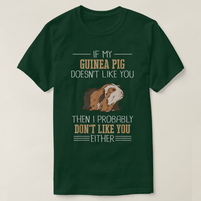 Guinea Gris Pet Peruvian Sheba 499 T Shirt (Design framsida)