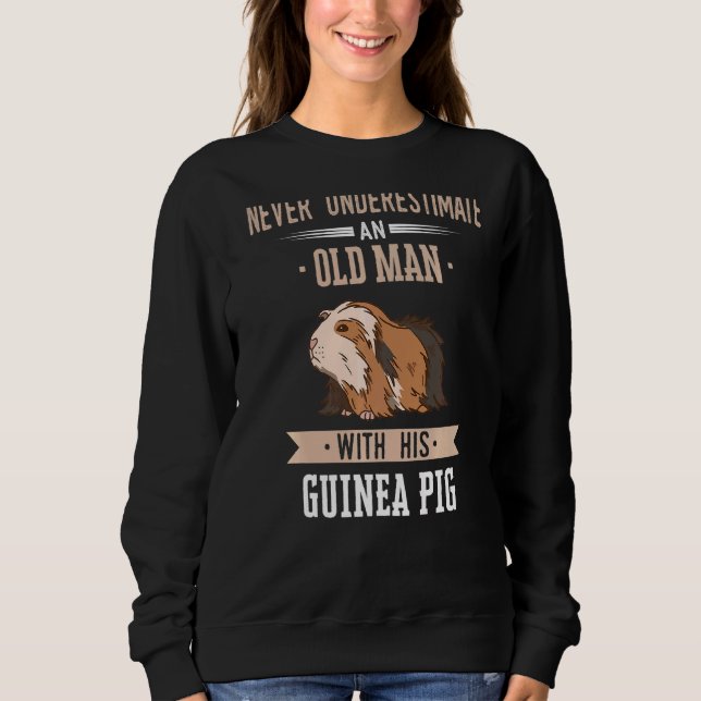 Guinea Gris Pet Peruvian Sheba Old Man T Shirt (Framsida)