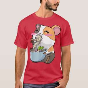 Guinea Gris Ramen Noodles Kawaii T Shirt