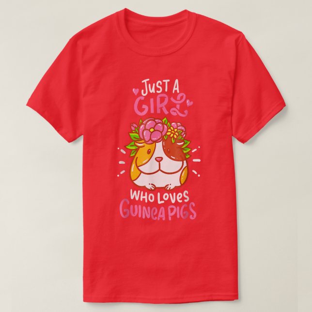 Guinea Gris Rodent Pet 530 T Shirt (Design framsida)