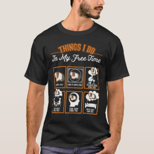 Guinea Gris Sak gör jag på min fritid T Shirt