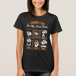 Guinea Gris Sak gör jag på min fritid T Shirt