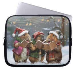 Guinea Gris Sång Singers Laptop Fodral