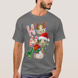 Guinea Gris Santa Ho Ho Ho Ho Funny jul Julafton G T Shirt