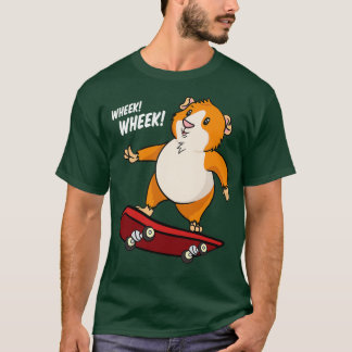 Guinea Gris Skateboarder (2) T Shirt