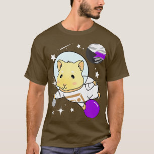 Guinea Gris Space Demiseual Pride T Shirt