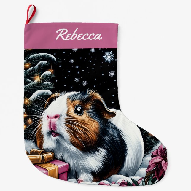 Guinea Gris Stor Julstrumpa (Framsidan)