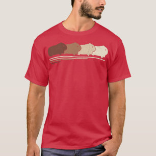 Guinea Gris T för Rodent Råtta Hamster Wheek Älska Shirt
