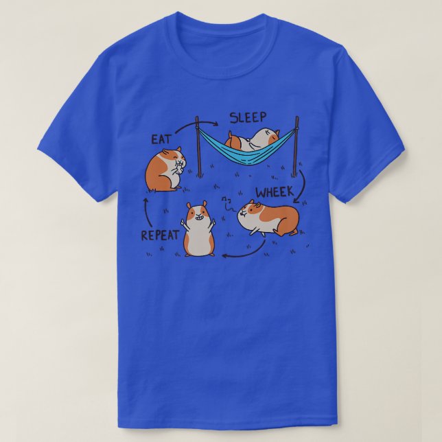 Guinea Gris T Guinea Gris Cycle Tee Hamster Animal (Design framsida)