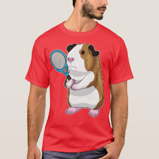 Guinea gris Tennis Tennis Tennis racket T Shirt