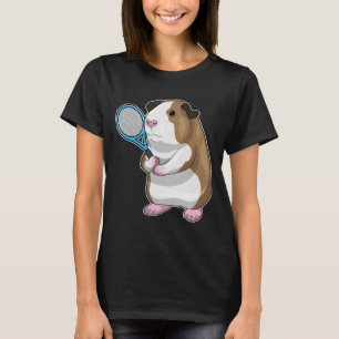 Guinea gris Tennis Tennis Tennis racket T Shirt