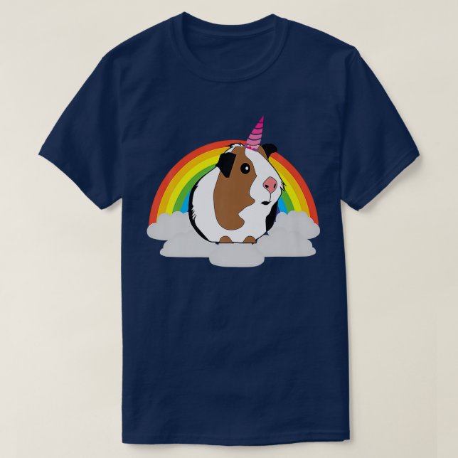 Guinea Gris Unicorn Cute Guinea Gris T Shirt (Design framsida)