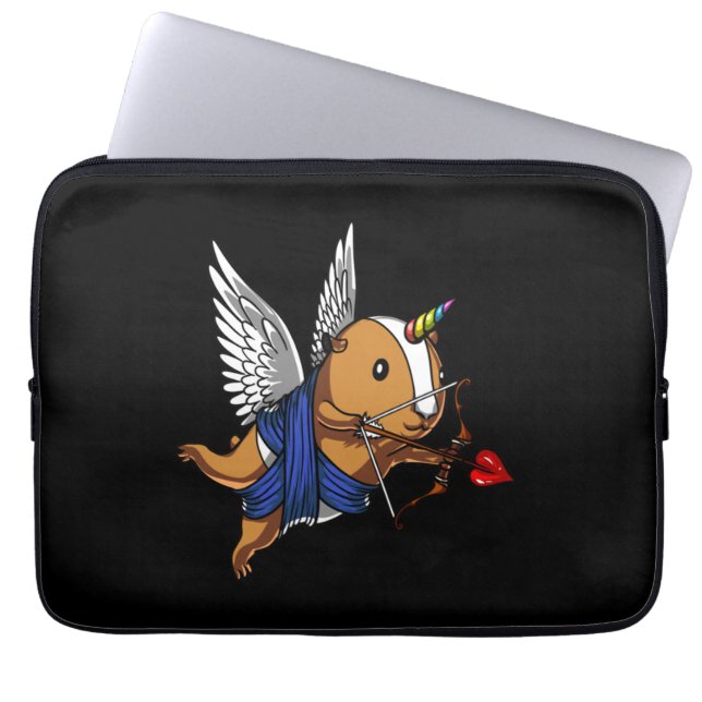 Guinea Gris Unicorn Laptop Fodral (Framsidan)