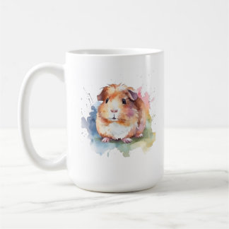Guinea Gris Watercolor Stänk Gift Kaffemugg