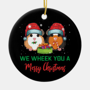 Guinea Gris Wheek dig A God jul Julgransprydnad Keramik