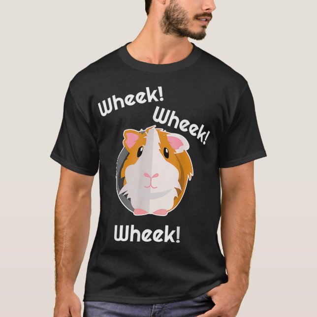 Guinea Gris Wheek    GiftGuinea Grisar Birthday Tr T Shirt (Framsida)