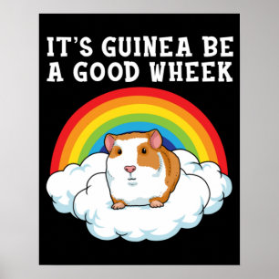 Guinea Gris Wheek Poster