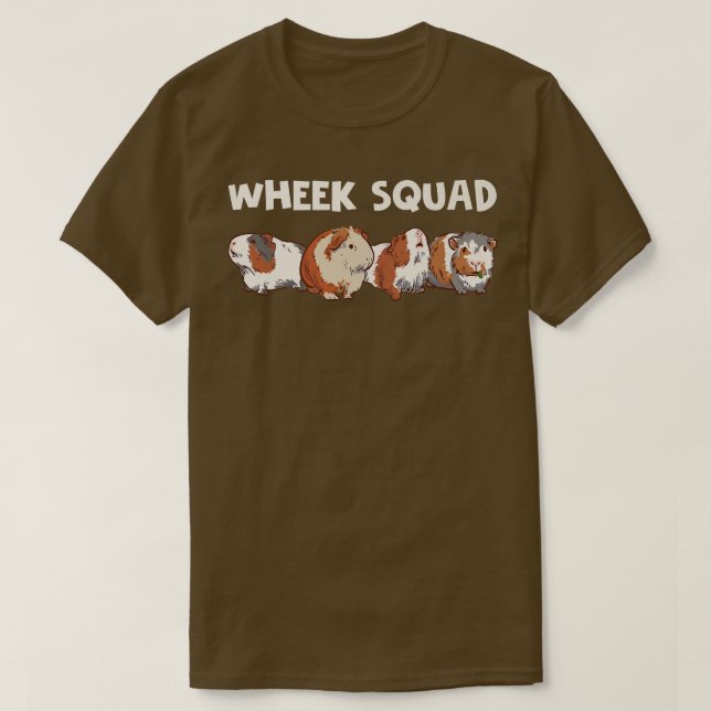 Guinea Gris Wheek Squad Cute Funny Guinea Gris Pre T Shirt (Design framsida)