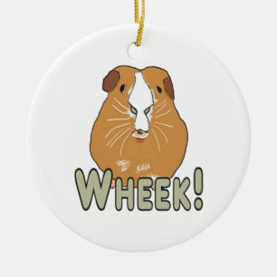 Guinea Gris Wheel Julgransprydnad Keramik