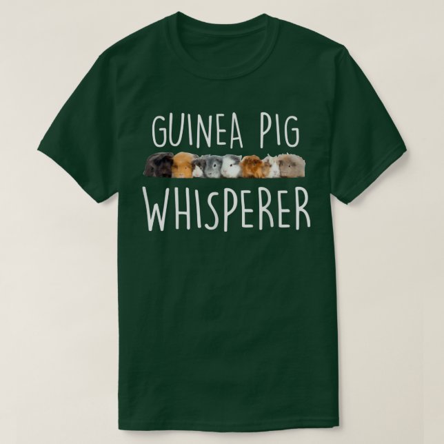 Guinea Gris Whisperer Funny Guinea Gris Diversity T Shirt (Design framsida)
