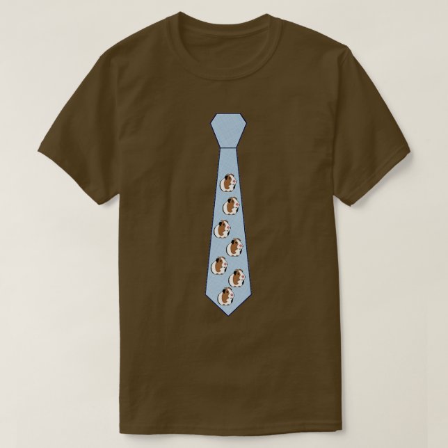 Guinea Grisar Animals Necktie Tie T Shirt (Design framsida)