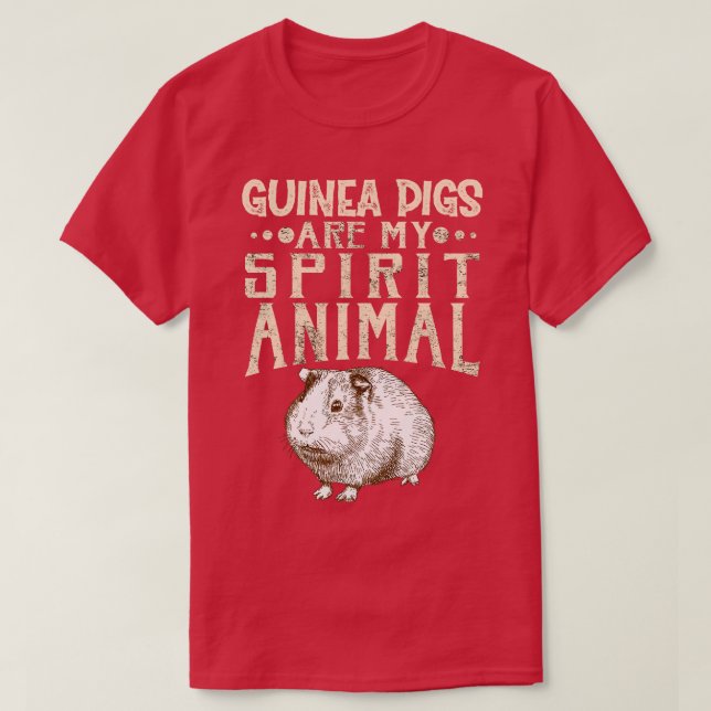 Guinea Grisar är mitt andliga djur 1 T Shirt (Design framsida)
