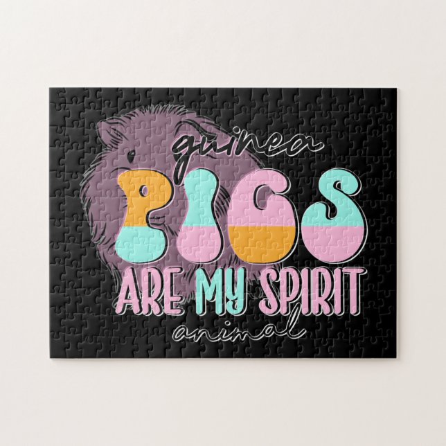 Guinea Grisar är mitt andliga djur Pussel (Horisontell)