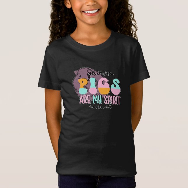 Guinea Grisar är mitt andliga djur T Shirt (Framsida)