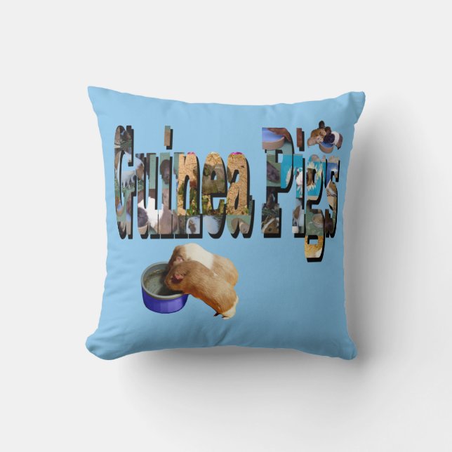 Guinea Grisar är Ord, Cushion Kudde (Framsida)
