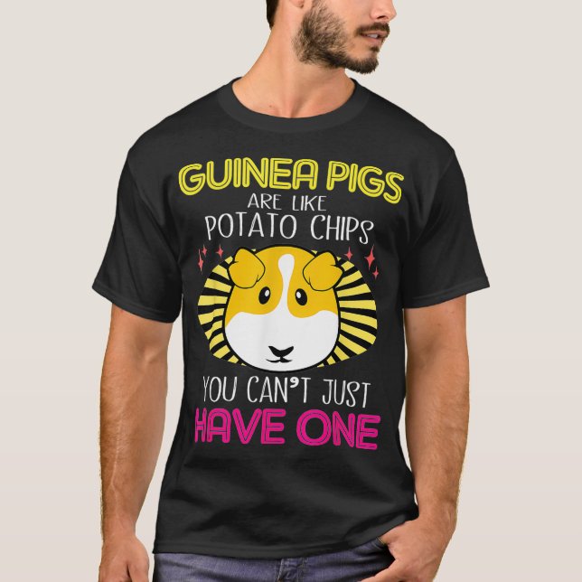 Guinea Grisar är som Potato Chip T Shirt (Framsida)