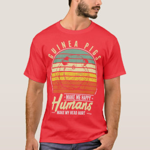 Guinea Grisar gör mig till Lycklig Guinea Gris T Shirt