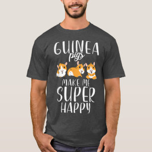 Guinea Grisar gör mig till Toppen Cute Guinea Gris T Shirt