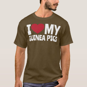 Guinea Grisar KÄRLEK T Shirt