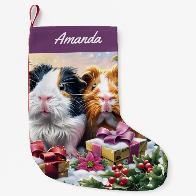 Guinea Grisar Liten Julstrumpa (Framsidan)