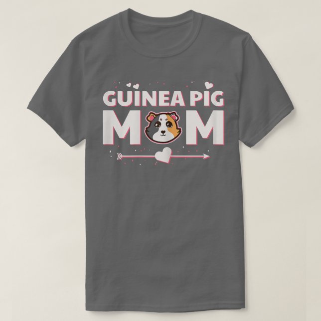 Guinea Grisar Mamma Cute Rodent Pet T Shirt (Design framsida)