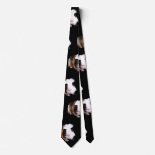 Guinea Grisar Mönster, Unisex Silky Tie, Slips