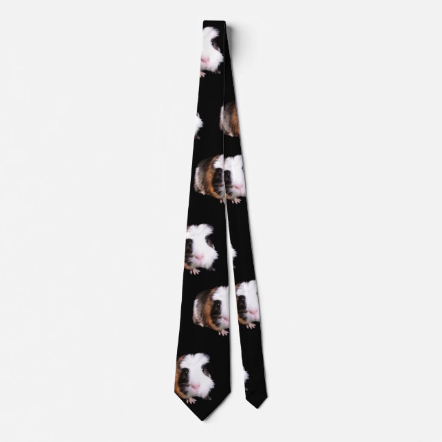 Guinea Grisar Mönster, Unisex Silky Tie, Slips (Framsida)