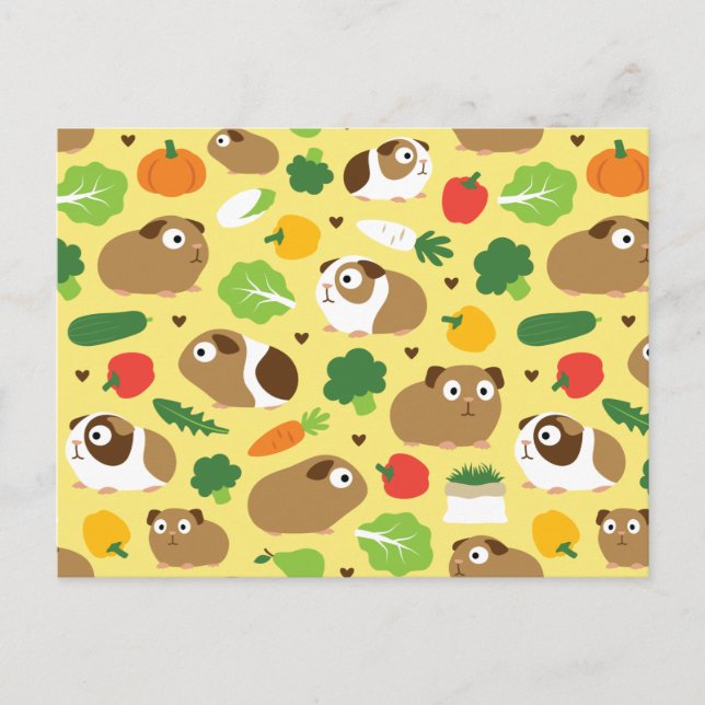 Guinea-Grisar och deras terapi Vykort (Framsida)