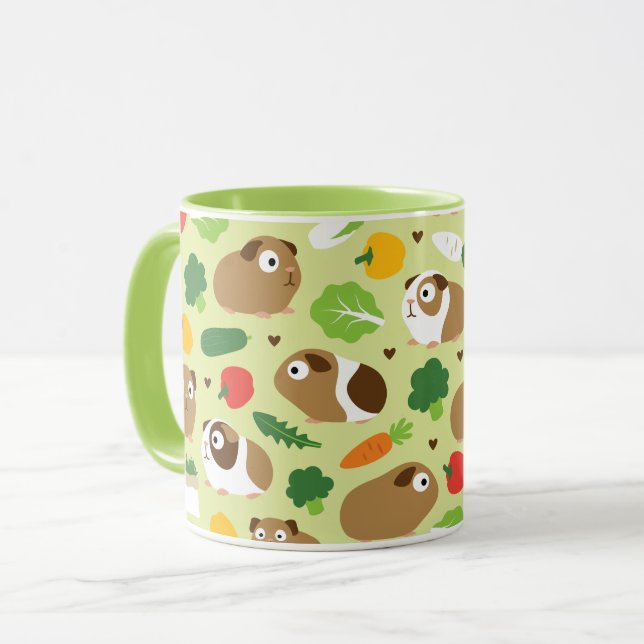 Guinea-Grisar och deras terapier Mugg (Framsida vänster)