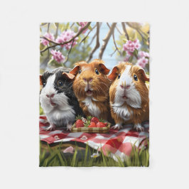 Guinea Grisar Picnic Fleecefilt