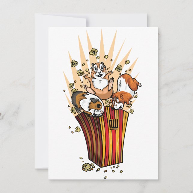 Guinea Grisar Popcorn (Framsida)