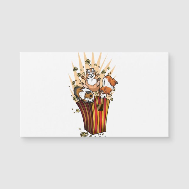 Guinea Grisar Popcorn (Framsida)