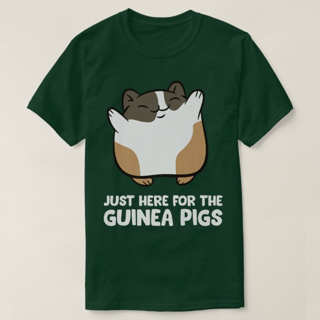 Guinea grisar precis här för Guinea grisar T Shirt (Design framsida)