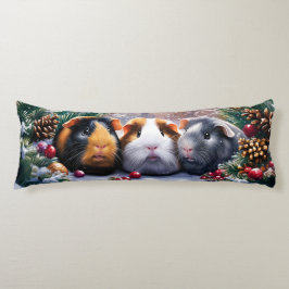 Guinea Grisar Winter Wonderland Kroppskudde